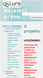 Mobile Screenshot of najemnipravo.iure.org